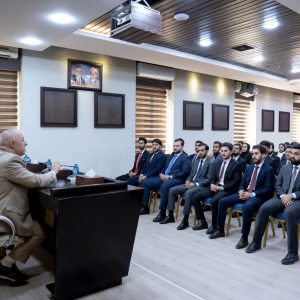 طلبة من قسم القانون بجامعة جيهان-أربيل يزورون برلمان كوردستان في زيارة علمية