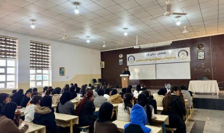 Medical Biochemical Analysis Department Students Conduct Social Media Awareness Seminar at Binai High School for Girls