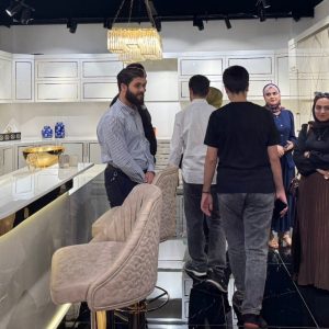 زيارة ميدانية   لطلبة  قسم هندسة التصميم الداخلي إلى شركة The Kitchen