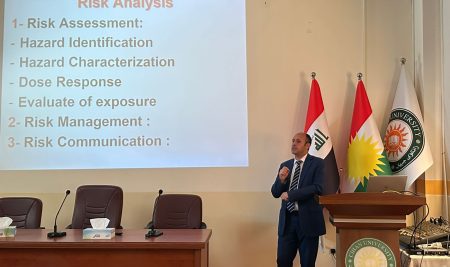 قسم التغذية والحميات في جامعة جيهان–أربيل ينظم ورشة عمل دولية حول جودة الغذاء وتحليل المخاطر