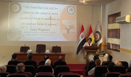 نیوتریشن و دایەتێتکس وۆرکشوپێکی نێودەوڵەتی دەربارەی کوالیتی خۆراک و شیکردنەوەی مەترسییەکان بەڕێوەبرد