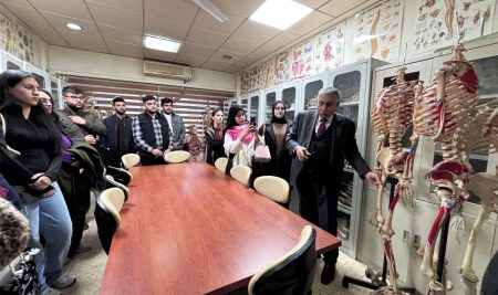 Students from the Department of Biomedical Sciences Conducted an Academic Visit to Anatomy Laboratory at Howler Medical University