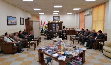 President of Cihan University–Erbil Receives Delegation from Middle Euphrates Technical University to Strengthen Academic Collaboration