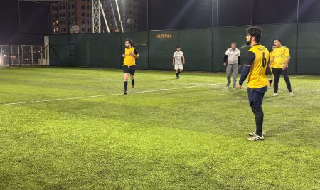 قسم الإعلام يلتقي قناة  NRT  في مباراة ودية بكرة القدم