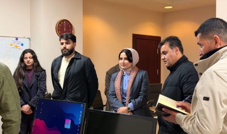قسم الإعلام ينظم زيارة ميدانية لجريدة “خەبات” في أربيل