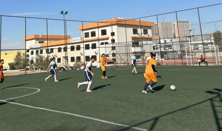 Dental Technology Team Defeats Pharmacy College Team in First Match of Mini-Football Tournament