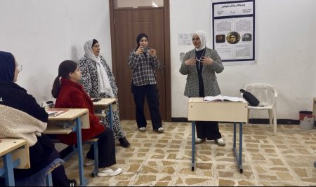 Media Department Students Conduct a Seminar for Students at the Runaki Institute for the Blind