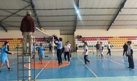 Department of Physical Education and Sports Sciences Hosts Friendly Volleyball Match with Baytakht Private Sports Institute
