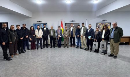 طلبة قسم الإعلام يزورون مؤسسة موكرياني للطباعة والنشر