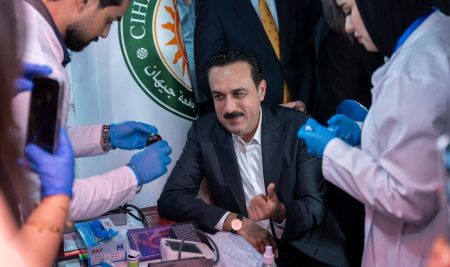 President of Cihan University-Erbil Attends the Launch of “Erbil Street Market” Ramadan Festival