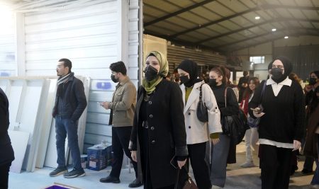 الزيارة العلمية لطلبة من قسم هندسة المعماري إلى شركة إمباير مينا