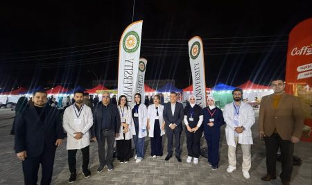 فێرخوازانی بەشى بایۆمیدیکاڵ پشکنینی پزیشکیی بێبەرامبەر لە فیستیڤاڵی ڕەمەزاندا ئەنجام دەدەن