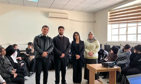 Students of the General Education Department Conducted an Educational Seminar at Shaheed Mamoon Dabagh Preparatory School for Girls