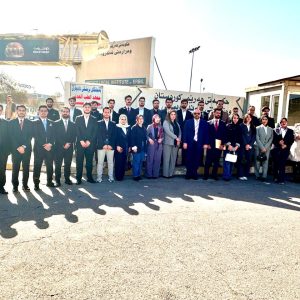 طلبة من قسم القانون في زيارة ميدانية لمعهد الطب العدلي