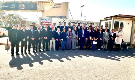 طلبة من قسم القانون في زيارة ميدانية لمعهد الطب العدلي