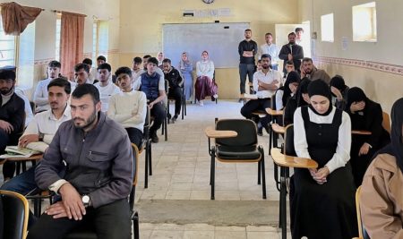 Media Department Student Presents Seminar on Social Media and Depression at Kifri High School