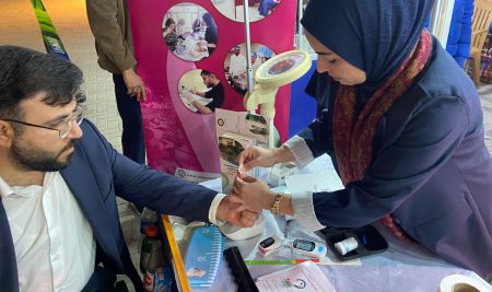 قسم التغذية والحميات يشارك في مهرجان Erbil Street Bazar