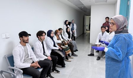 زيارة طلبة قسم العلاج الطبيعي إلى مستشفى مهرباني