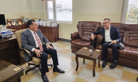 Professor Dr. Amjad Saber Al-Delawi President of Cihan University-Erbil Receives Renowned Nephrology Consultant Prof. Dr. Safa Ezzidin Almukhtar