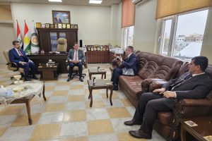 Professor Dr. Amjad Saber Al-Delawi Receives Renowned Nephrology Consultant Prof. Dr. Safa Ezzidin Almukhtar-١