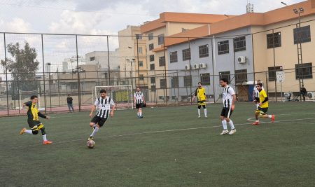 The football Student Team of the Department of Physical Education and Sports Outperform The football Student Team of the Department of Law