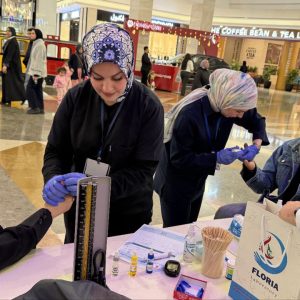 طلبة العلوم الطبية الحيوية ينظمون نشاطًا للتوعية الصحية في جراند ماجيدي مول