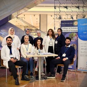 فێرخوازانی بەشى بایۆمیدیکاڵ هەڵمەتێکی تەندروستی و پشکنینی بێبەرامبەریان لە “گڕاند ماجیدی مۆڵ”  ئەنجام دەدەن