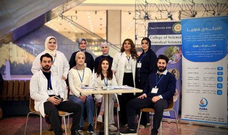 فێرخوازانی بەشى بایۆمیدیکاڵ هەڵمەتێکی تەندروستی و پشکنینی بێبەرامبەریان لە “گڕاند ماجیدی مۆڵ”  ئەنجام دەدەن