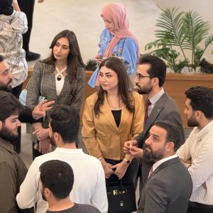 طلبة من قسم الإعلام يزورون أكبر مركز للشباب في مدينة أربيل
