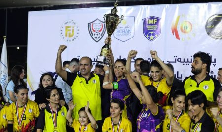 A Student from the Department of Physical Education and Sport Sciences Leads Erbil Women’s Mini-football Club to the Iraq Republic Cup