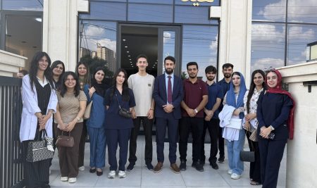 فێرخوازانی بەشی شیکاریی تاقیگەی پزیشکى سەردانێکی زانستییان بۆ سەنتەری هێلابیوتی ئەنجامدا