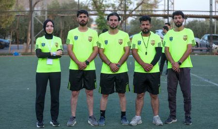 طلبة قسم التربية البدنية وعلوم الرياضة يحصلون على شهادة التحكيم بكرة القدم المصغرة للمستوى الثاني في  اقليم كوردستان