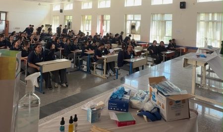 Medical Laboratory Analysis Department Students Deliver Awareness Presentation at Kobani Intermediate School