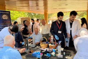 Biomedical Sciences Students Conduct a Health Awareness and Screening Activity for Erbil Retirees