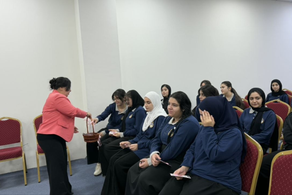 Biomedical Sciences Department Students Raise Breast Cancer Awareness at Lozan Private School (2)