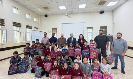 Business Administration Department Donates School Supplies to Rizgari Educational Complex