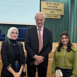 Cihan University-Erbil Exchange Students Attend Academic Lecture in Poland by Nobel Laureate in Chemistry