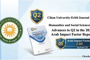 Cihan University-Erbil Journal of Humanities and Social Sciences Advances to Q2 in the 2026 Arab Impact Factor Report