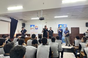 College of Pharmacy Students Deliver Educational Presentation at Kurdistan High School for Boys (2)