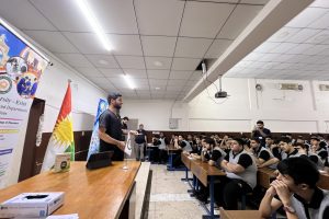 College of Pharmacy Students Deliver Educational Presentation at Kurdistan High School for Boys (3)