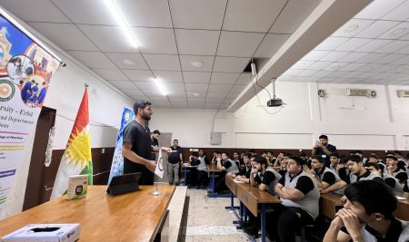 College of Pharmacy Students Deliver Educational Presentation at Kurdistan High School for Boys