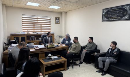 طلبة من قسم إدارة الأعمال يزورون المديرية العامة لكهرباء أربيل