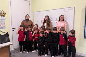 Department of English Language Students Conduct Preposition Competition at Zanst Private Kindergarten (2)