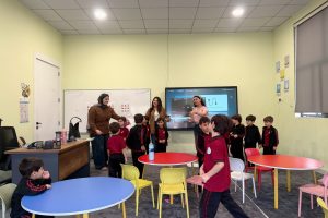 Department of English Language Students Conduct Preposition Competition at Zanst Private Kindergarten (3)