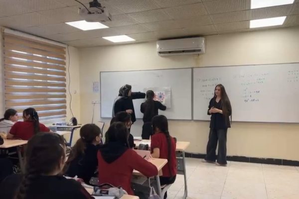 Department of English Language Students Conduct an English Grammar Activity at Hawler 2 Primary School (3)