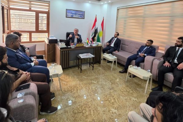 Department of International Relations and Diplomacy Students Visit Al-Iraqiya Satellite Channel in Erbil (1)