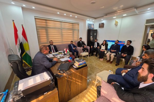 Department of International Relations and Diplomacy Students Visit Al-Iraqiya Satellite Channel in Erbil (3)