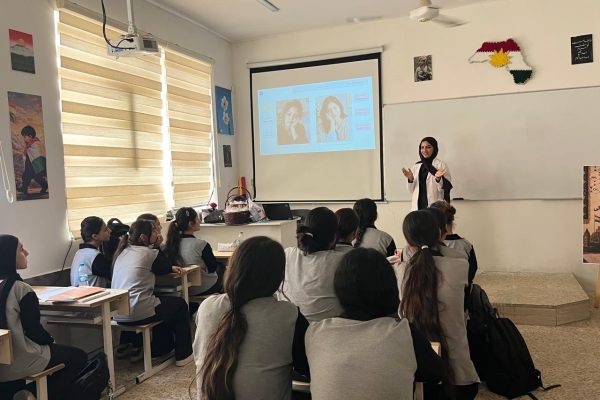 Department of Medical Biochemical Analysis Students Conduct a Health Awareness Seminar at Nahrini Kachan School (3)