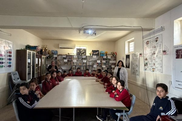 Department of Medical Microbiology Students Conduct a Cancer-Awareness Lecture at Bnar Primary Mixed School (3)