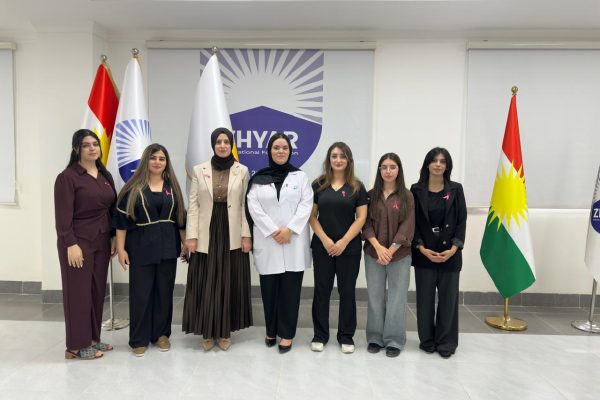 Department of Radiological Imaging Technologies Students Carry Out an Awareness Campaign on Radiation Safety at Zhyar Preparatory School for Girls (1)